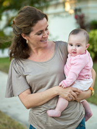 Older woman with child